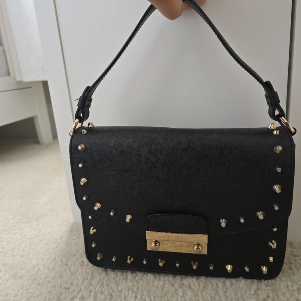 Furla leather studded crossbody - Picture 2 of 6